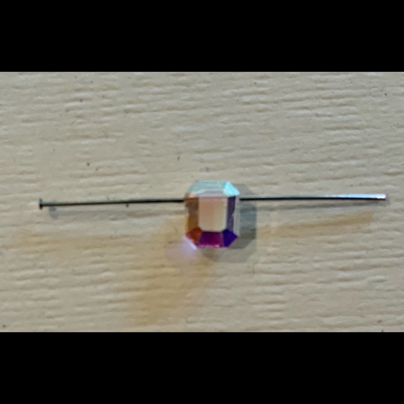 10 vintage Austrian Aurora borealis crystal pendants - Picture 6 of 6